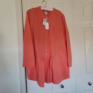 Chicos pleasant pleats marla top